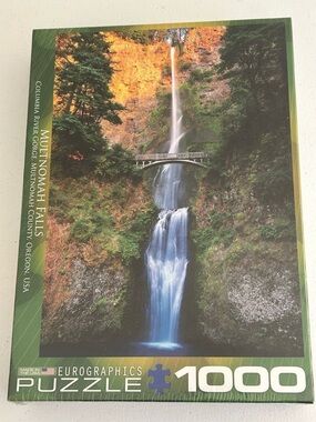 Eurographics 1000-Piece Multnomah Falls Puzzle - Scenic Waterfall
